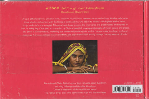 Wisdom: 365 Thoughts from Indian Masters by Danielle and Olivier Föllmi - Hardco