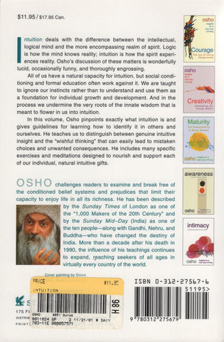 Intuition Knowing Beyond Logic by Osho Bhagwan Shree Rajneesh