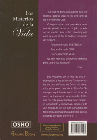 Los misterios de la vida by Osho Bhagwan Shree Rajneesh Spanish Edition