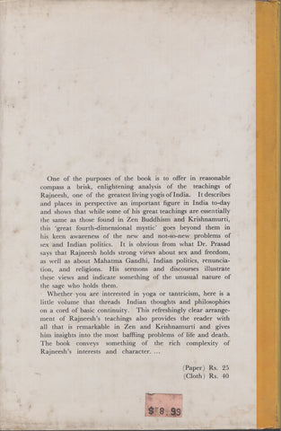 Rajneesh: The Mystic of Feeling by Ram Chandra Prasad Osho