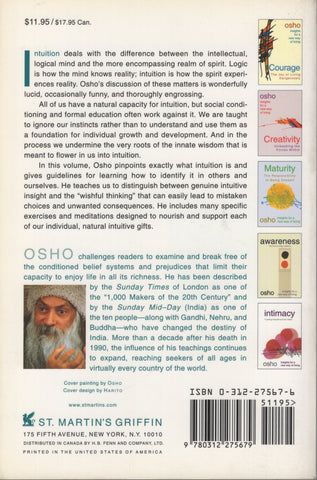 Intuition: Knowing Beyond Logic by Osho Bhagwan Shree Rajneeshpuram