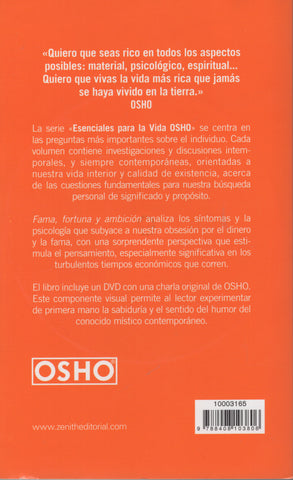 Fama, fortuna y ambicion by Osho Bhagwan Shree Rajneesh Spanish Osho Essentials