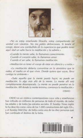 Meditacion el arte de recordar quien eres by Osho Rajneesh Spanish Edition