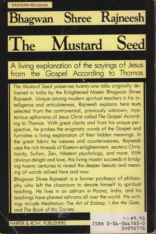 The Mustard Seed by Osho Bhagwan Shree Rajneesh