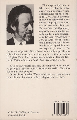 Esto es eso by Alan Watts Spanish First Edition 1992