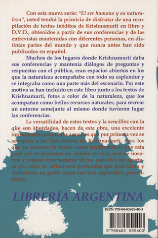 La relación y el apego by J. Krishnamurti Spanish Edition