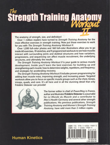 The Strength Training Anatomy Workout II, Volume 2 by Frédéric Delavier, Michael