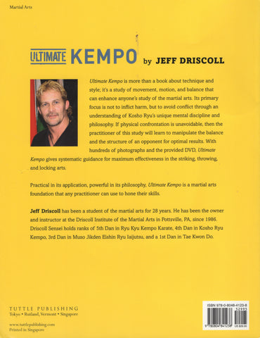 Ultimate Kempo: The Spirit and Technique of Kosho Ryu by Jeff Driscoll