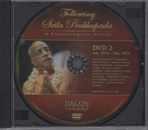 Following Srila Prabhupada DVD 2 - Films from July 1970 to March 1971