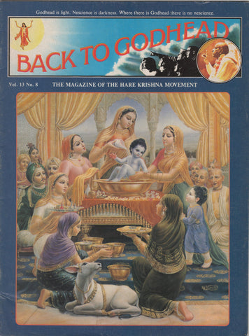 Rare Back to Godhead Hare Krishna Magazine 1978 Vol.13 No. 8