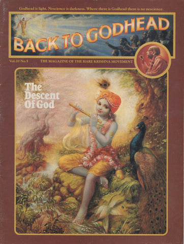 Back to Godhead Hare Krishna Magazine 1985 Vol.20 No. 5