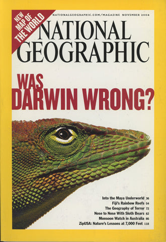 National Geographic Magazine Was Darwin Wrong? November 2004