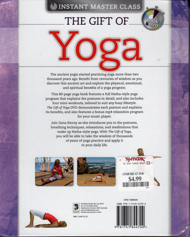 The Gift Of Yoga by Gena Kenny Book and DVD