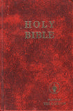 The Holy Bible Placed By the Gideons In Memory Red Hardcover