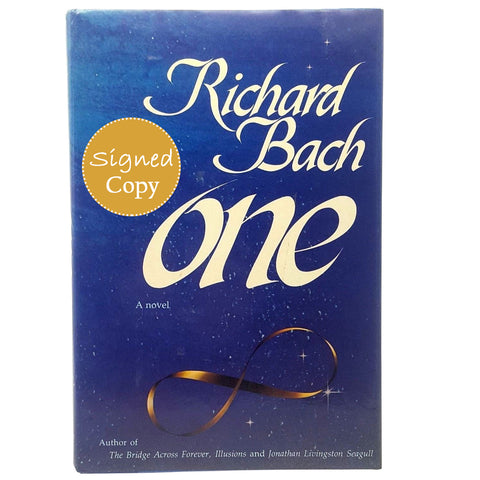 One, a novel by Richard Bach Signed by the Author 1st edition Hardcover